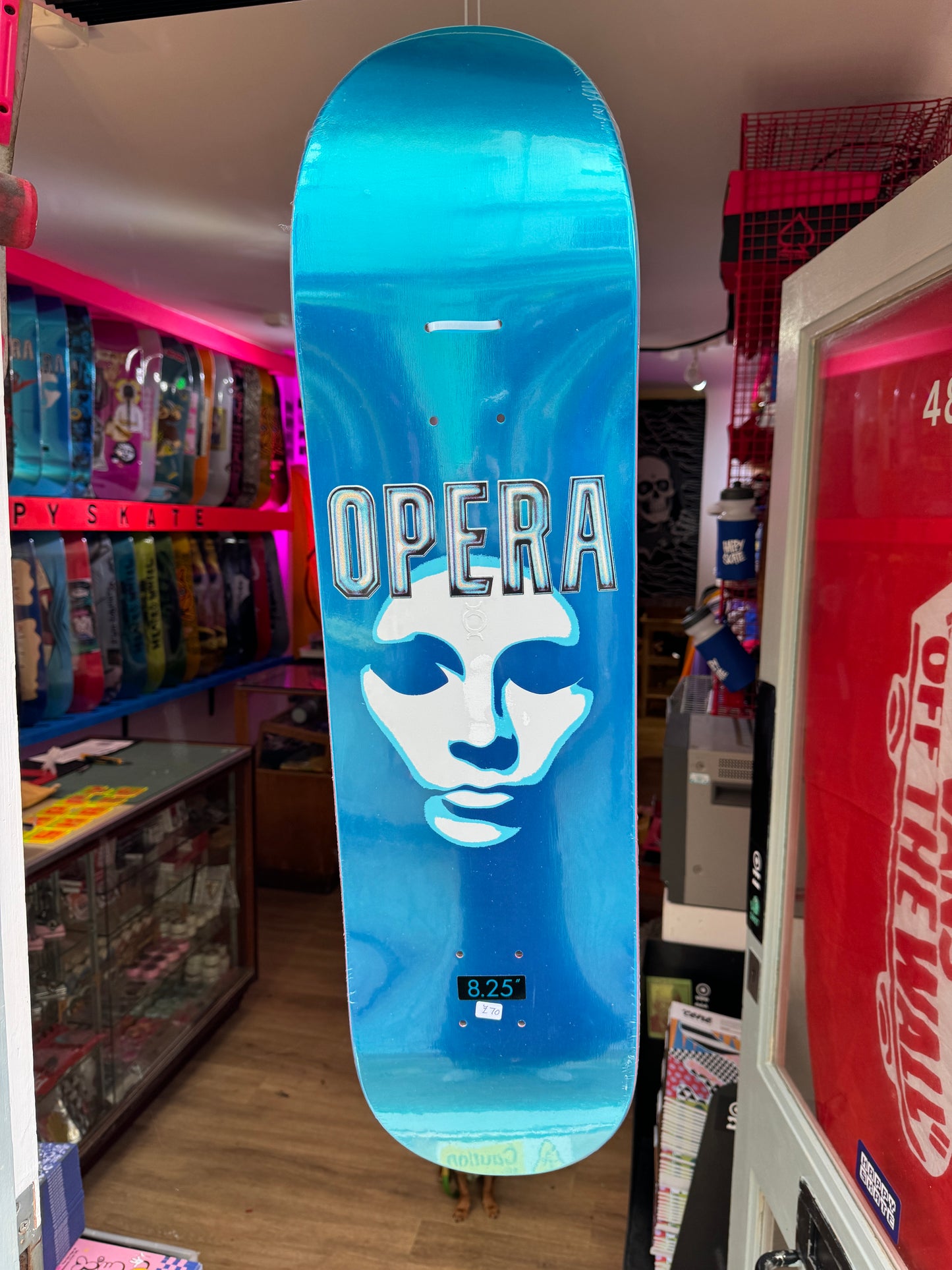 Opera Skateboards Mask Logo 8.25”