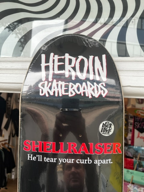 Heroin Shellraiser Skateboard Deck 9.4"