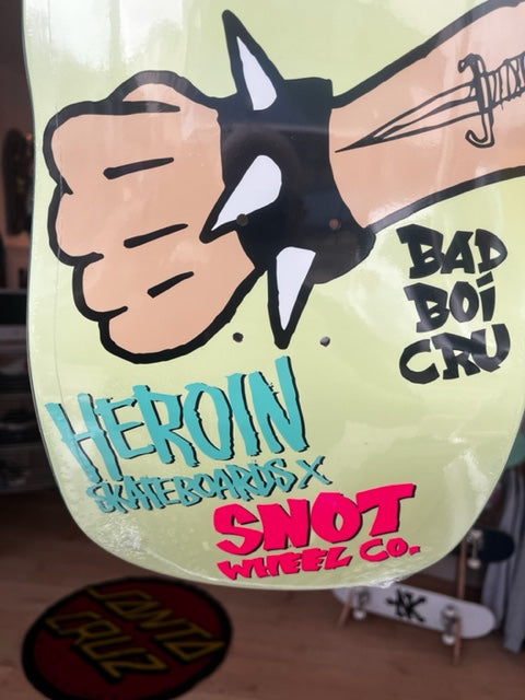 Heroin Dead Dave Bad Boi Skateboard Deck 10.1"