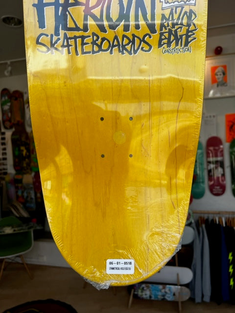 Heroin Skateboards Holograph Razoregg 9.5"