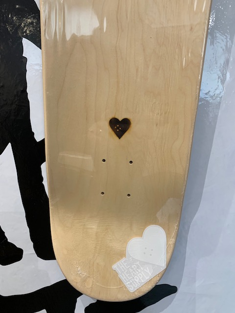 The Heart Supply Logo Boards Destroy Hate Decks Black 8.25"