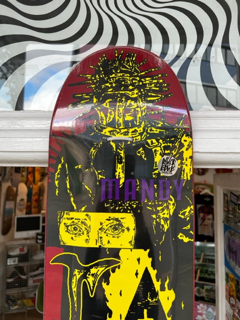 Heroin Skateboards Hirotton x Mandy Behemoth 9x32