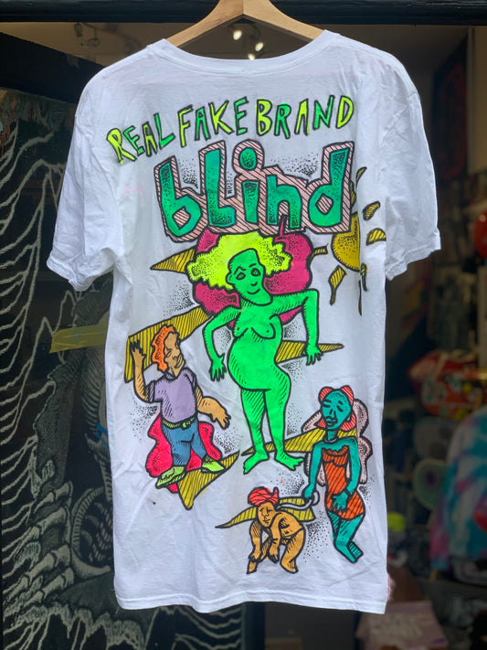 Real Fake Blind Gonz Homage Tee Small