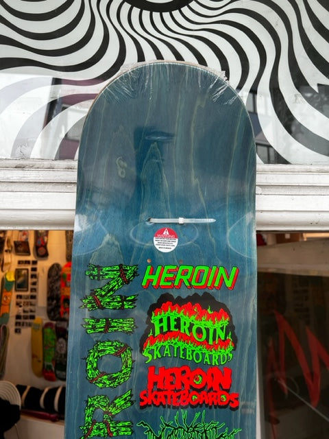 Heroin Skateboards - Life, Deerman of Darkwoods 9" artwork by Hirotton