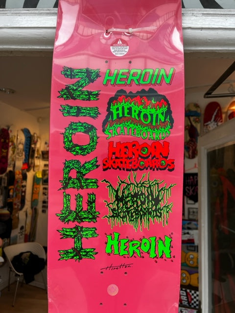Heroin Skateboards Zane Timpson Life Series Artwork by Hirotton 9"
