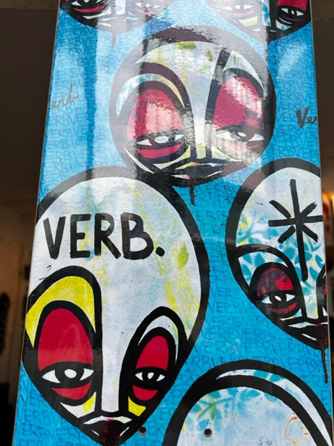 Verb Limited Kris Markovich Faces Artist Deck Blue 8.25"
