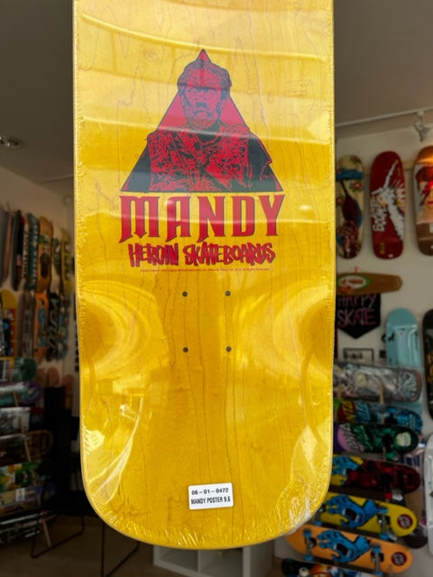 Heroin Skateboards ‘Mandy – Poster’ 9.6″ Deck