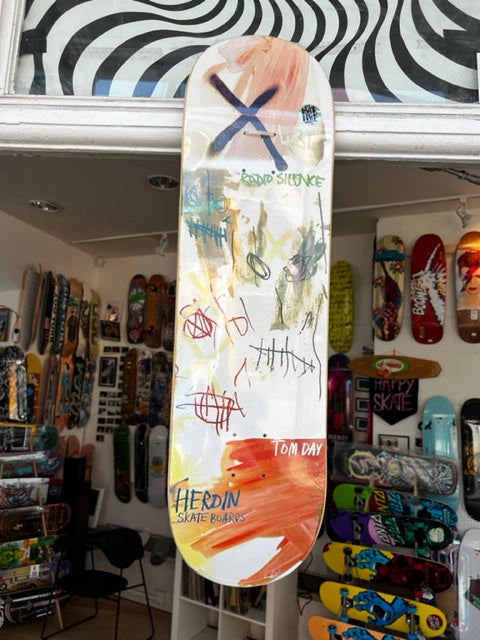 Heroin Skateboards Tom Day ‘Painted’ 8.625″ Deck
