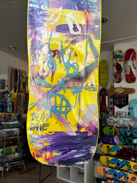 Heroin Skateboards Dead Dave ‘Painted’ 10.1″ Deck