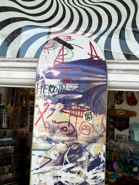 Heroin Skateboards Lee Yankou ‘Painted’ 8.25″ Deck
