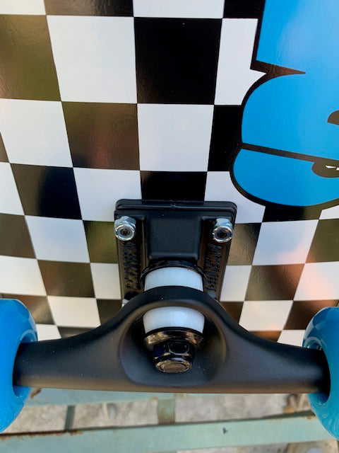 Speed Demons Checkers Complete Black/Blue 7.75"