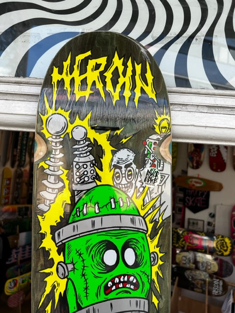 Heroin Skateboards Fried Egg 2 8.9"