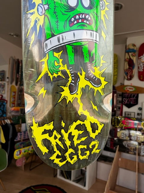 Heroin Skateboards Fried Egg 2 8.9"