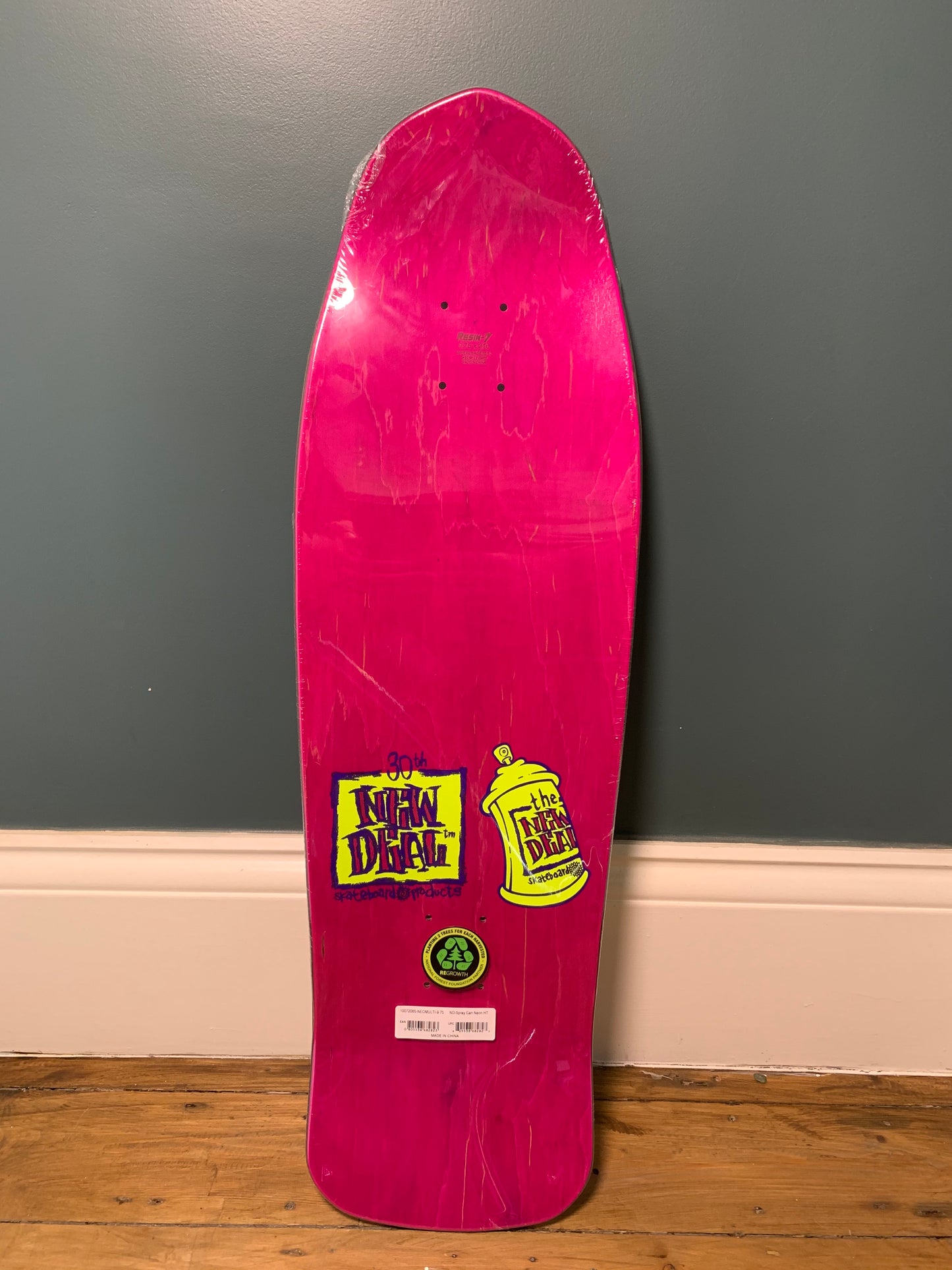 New Deal Spray Can Neon HT Deck Multi 9.75"