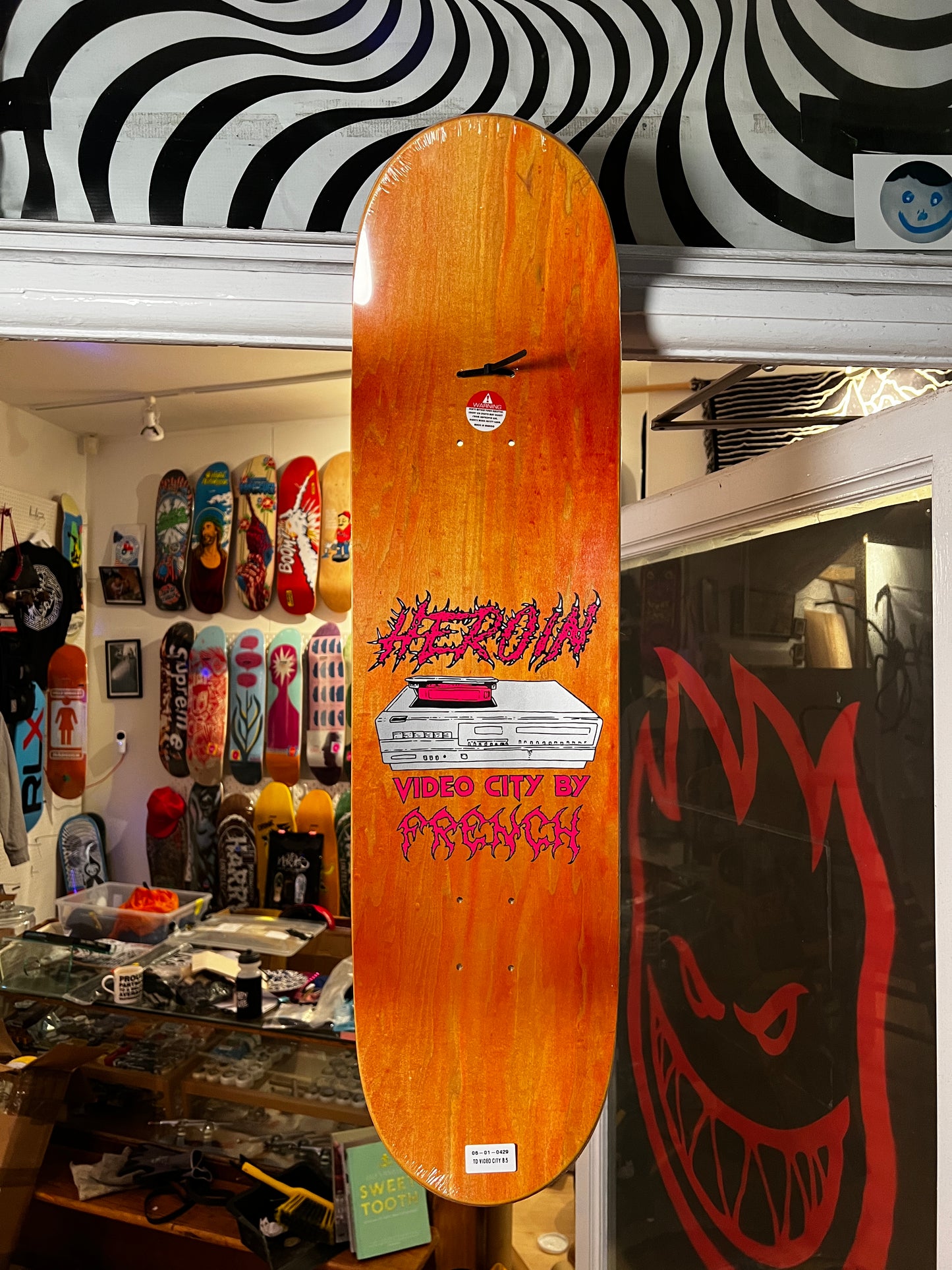Heroin Skateboards Tom Day Video City 8.5"