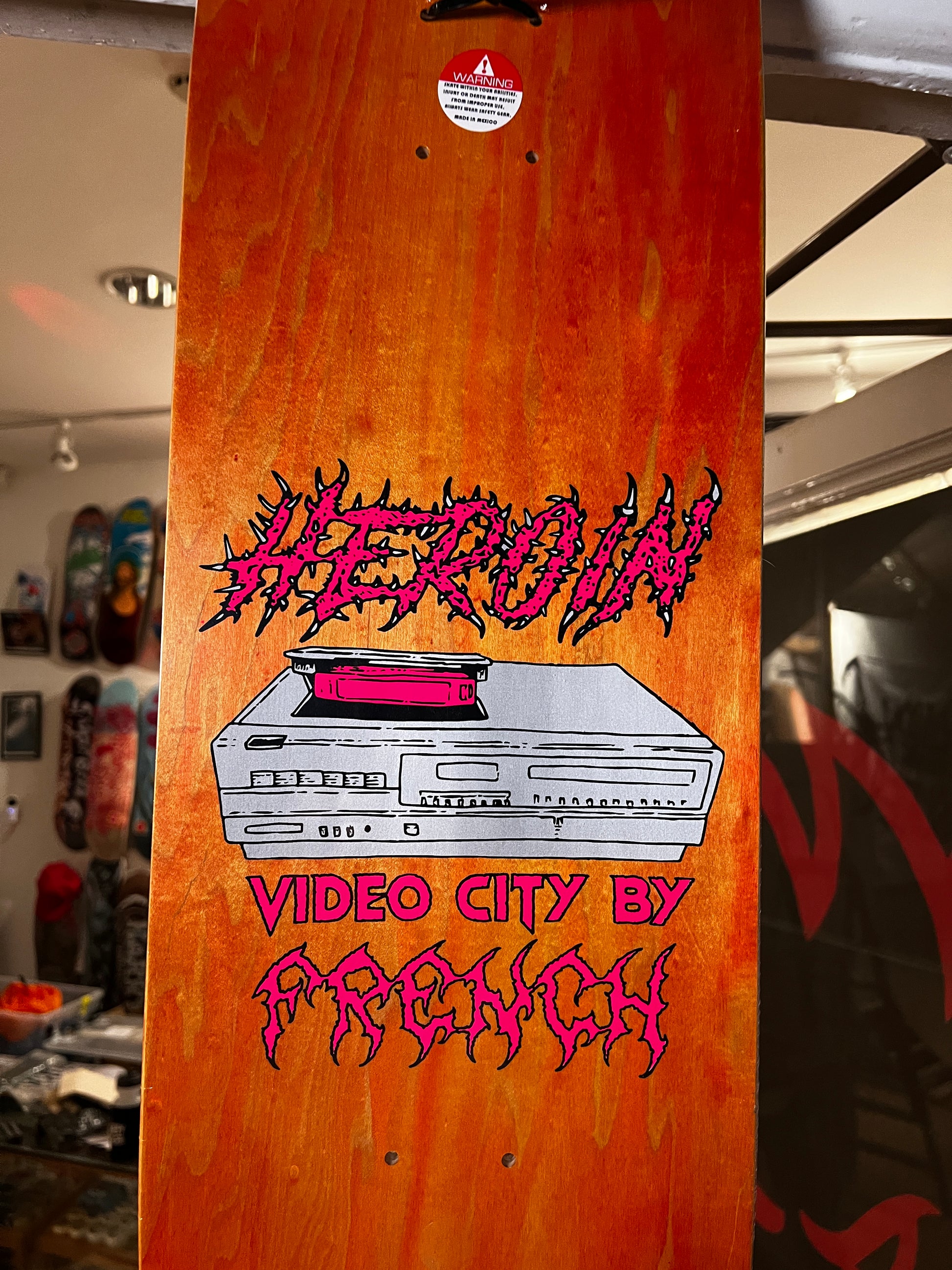 Heroin Skateboards Tom Day Video City 8.5"