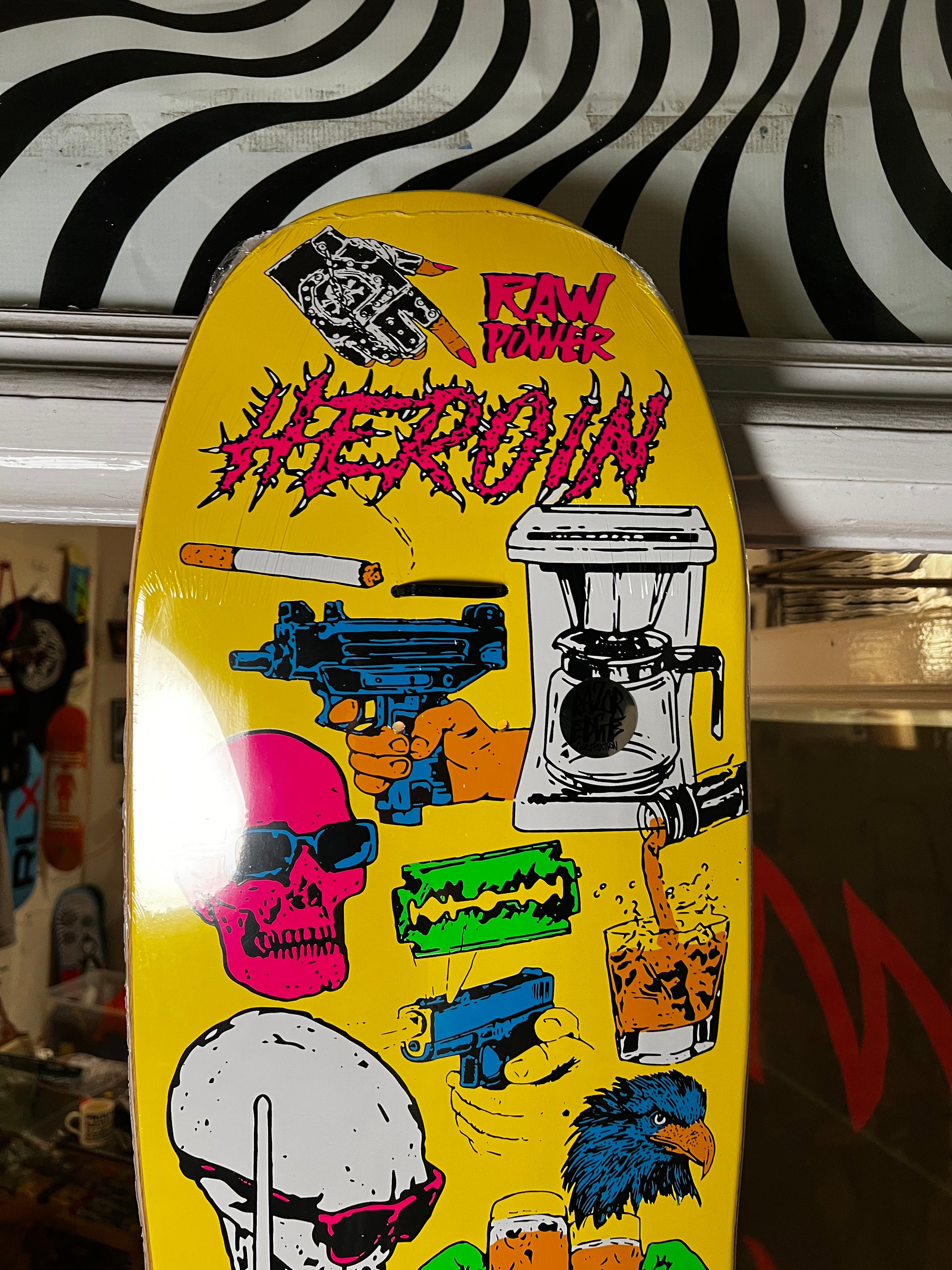 Heroin Skateboards Dead Dave Video City 10"