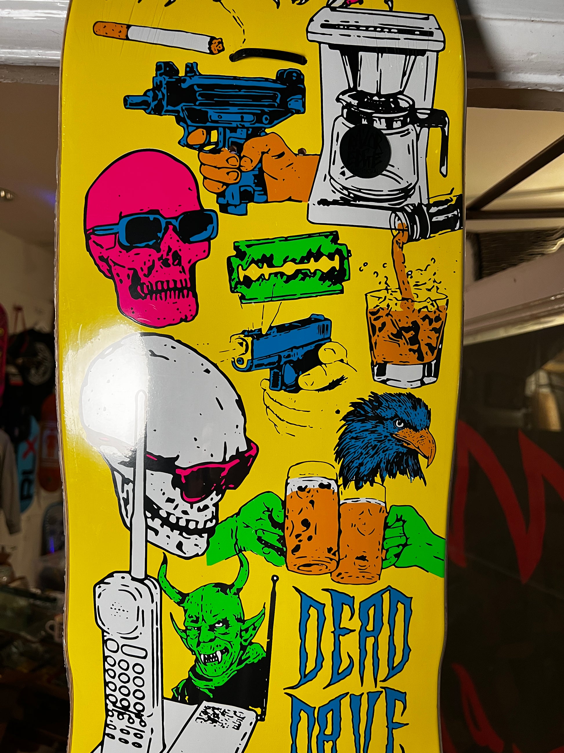 Heroin Skateboards Dead Dave Video City 10"