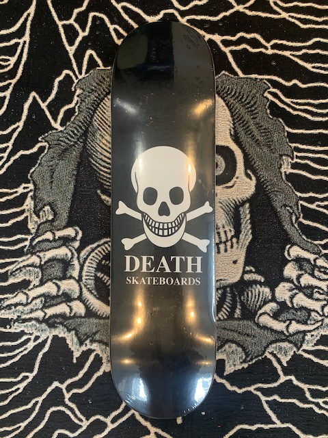 Death Skateboards Team Skull Black 8
