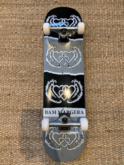 The Heart Supply Bam Margera Three Hearts Decks Black/Grey 8" Complete