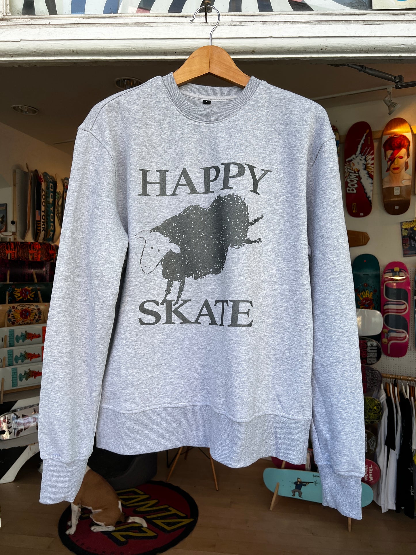 Happy Skate Black Sheep Crew Grey